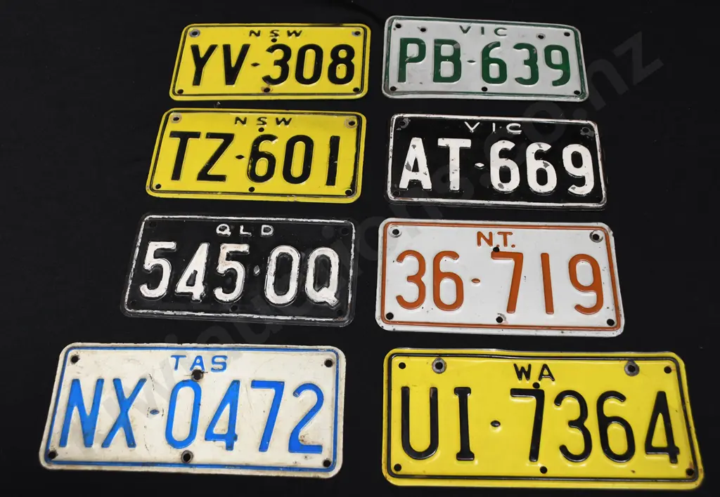 AUSTRALIAN NUMBER PLATES Image 1++