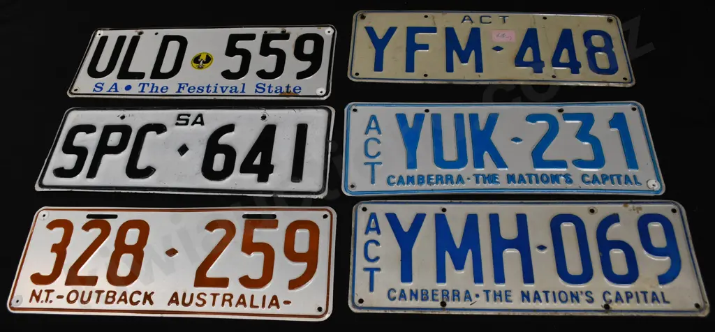 AUSTRALIAN NUMBER PLATES Image 1++