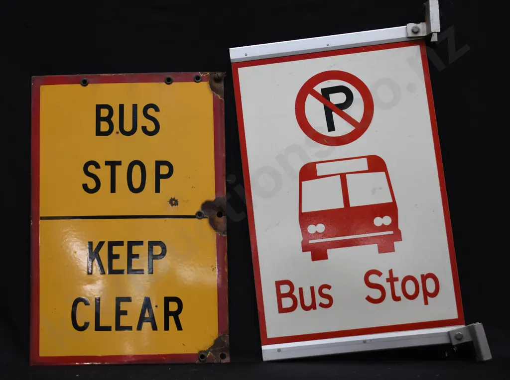 BUS STOP ROAD SIGNS Image 1++