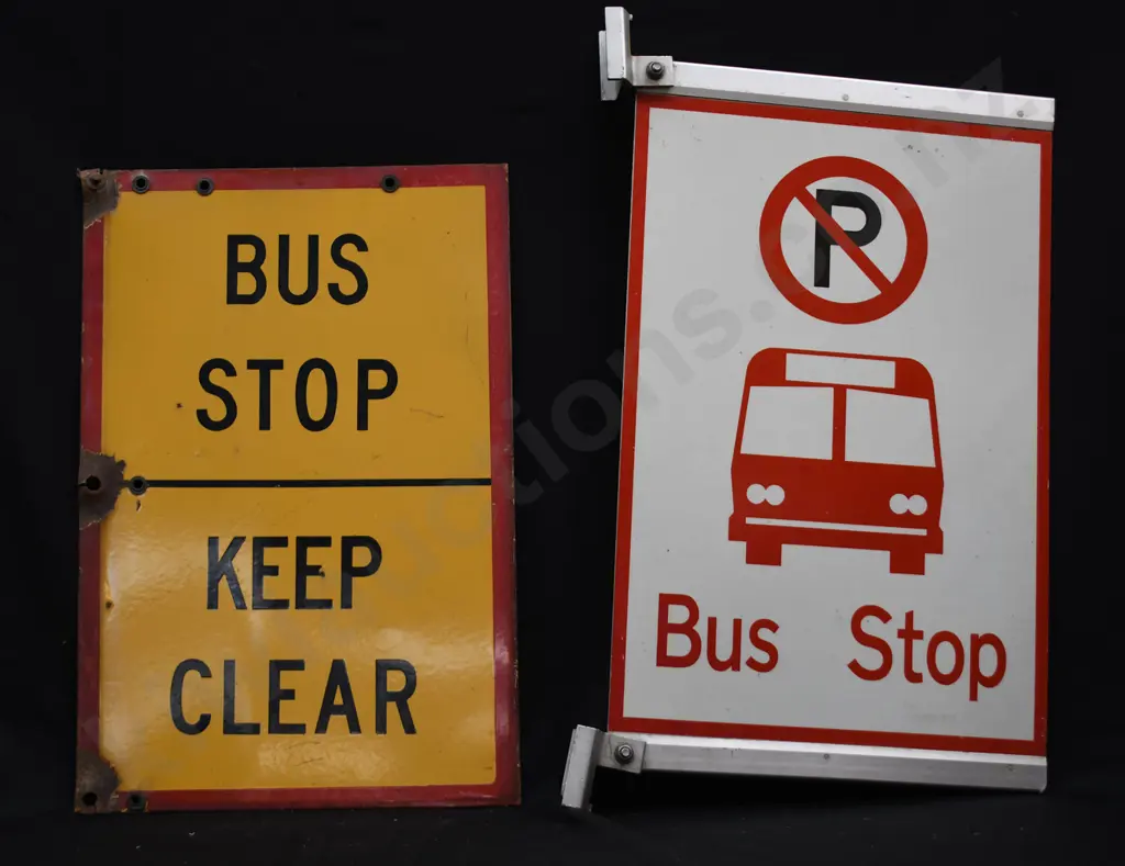 BUS STOP ROAD SIGNS Image 1++