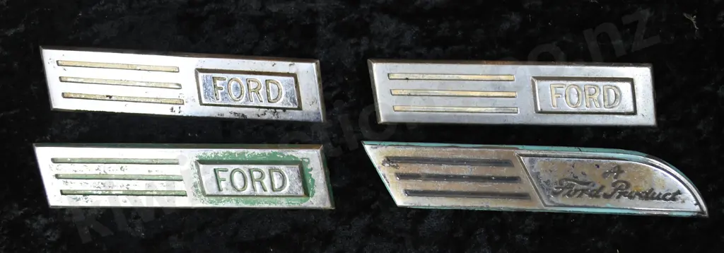 CHROME FORD CAR NAME BADGES Image 1++