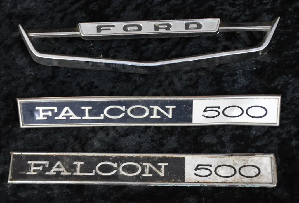 CHROME FORD CAR NAME BADGES Image 1++