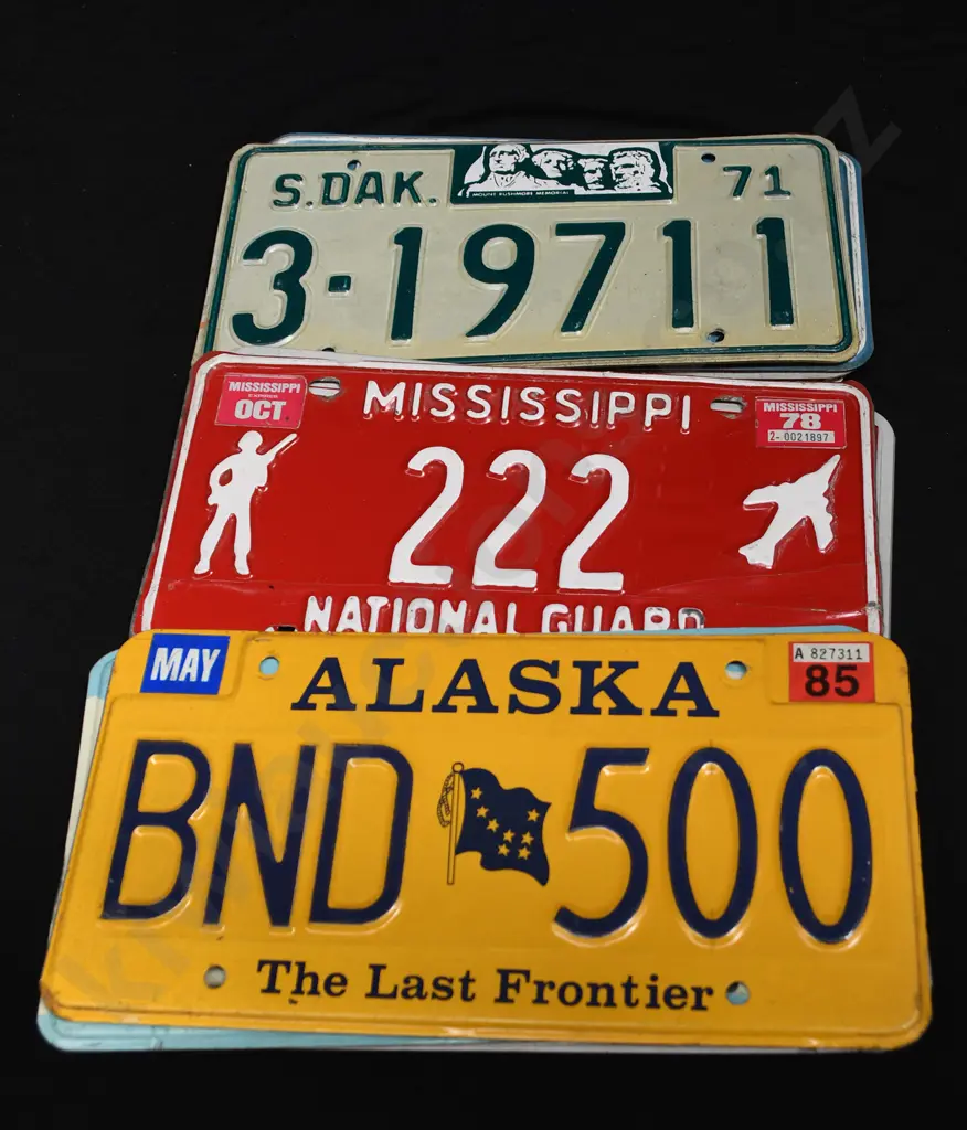 USA NUMBER PLATES Image 1++