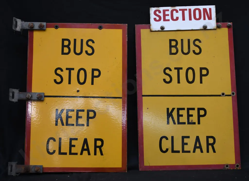 BUS STOP ROAD SIGNS Image 1++