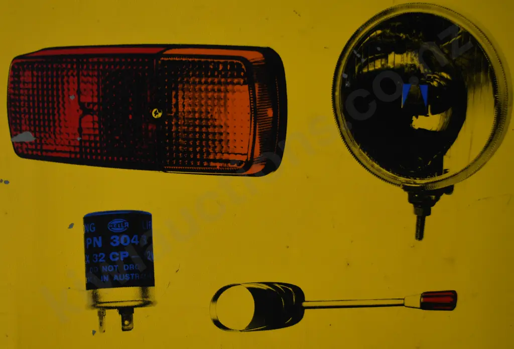 HELLA AUTOMOTIVE ELECTRICAL TIN SIGN Image 1++