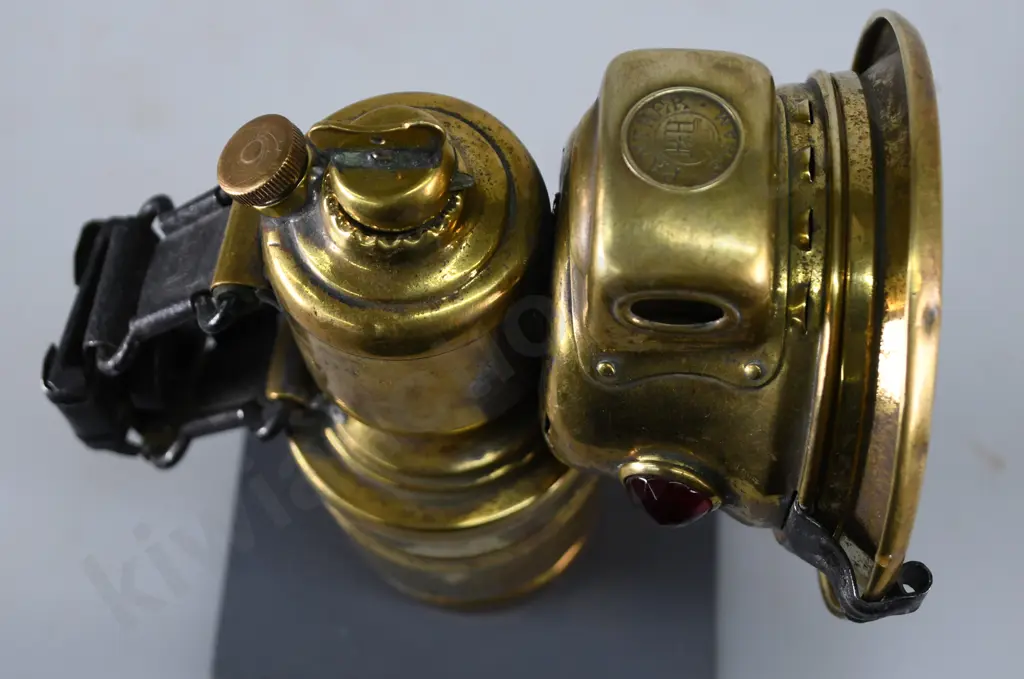 CARBIDE BRASS BIKE LAMP Image 1++