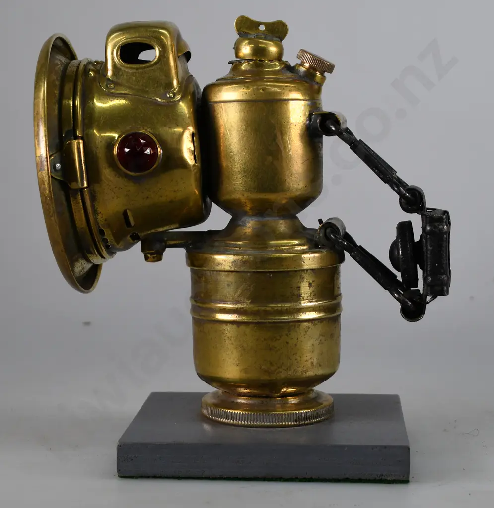 CARBIDE BRASS BIKE LAMP Image 1++