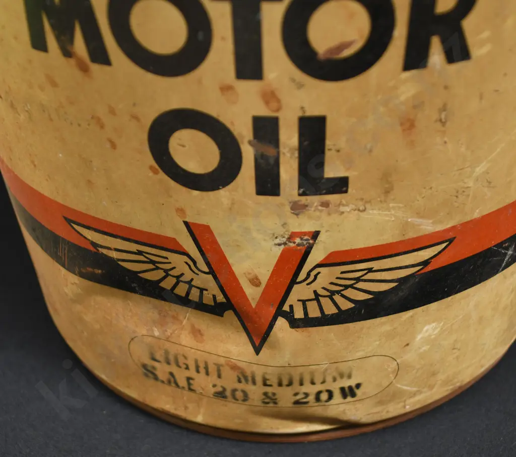 VEEDOL MOTOR OIL LIDDED CAN Image 1++