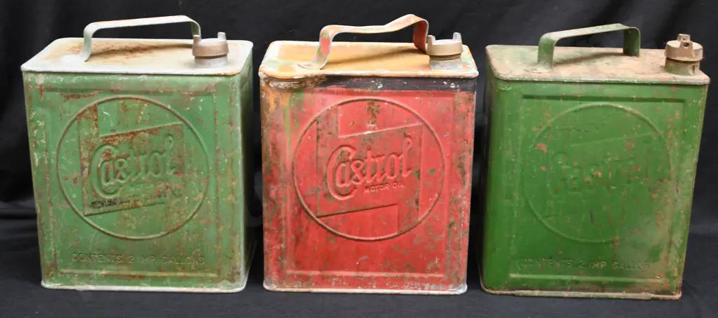 CASTROL PETROL TINS Image 1++