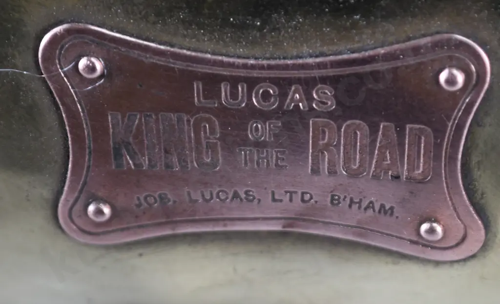LUCAS KING OF THE ROAD CAR LAMP Image 1++