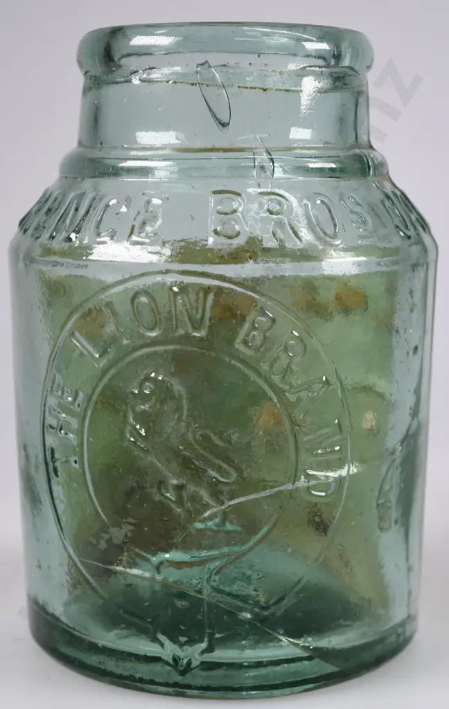 LAWRENCE BROS INVERCARGILL LABELLED JAM JAR Image 1++