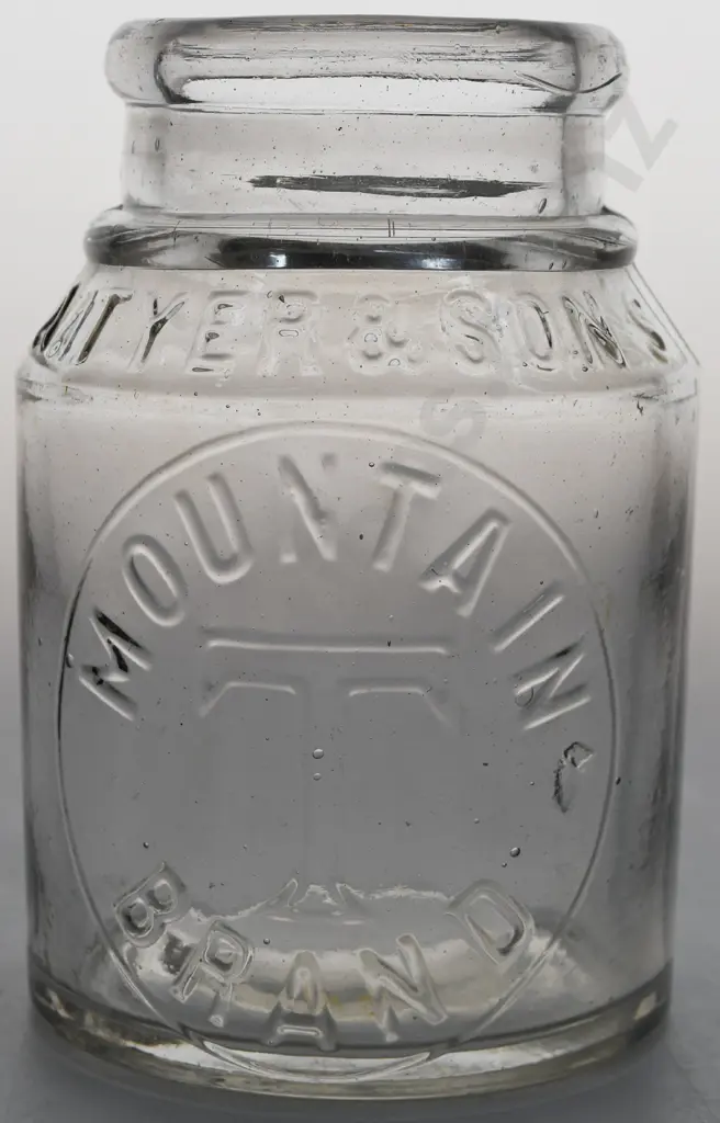 MOUNTAIN BRAND TYER & SONS JAM JAR Image 1++