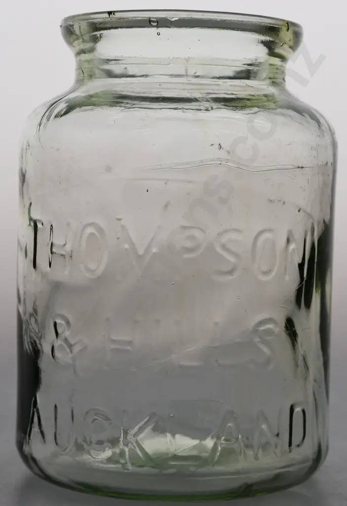 THOMPSON & HILLS AUCKLAND JAM JAR Image 1++