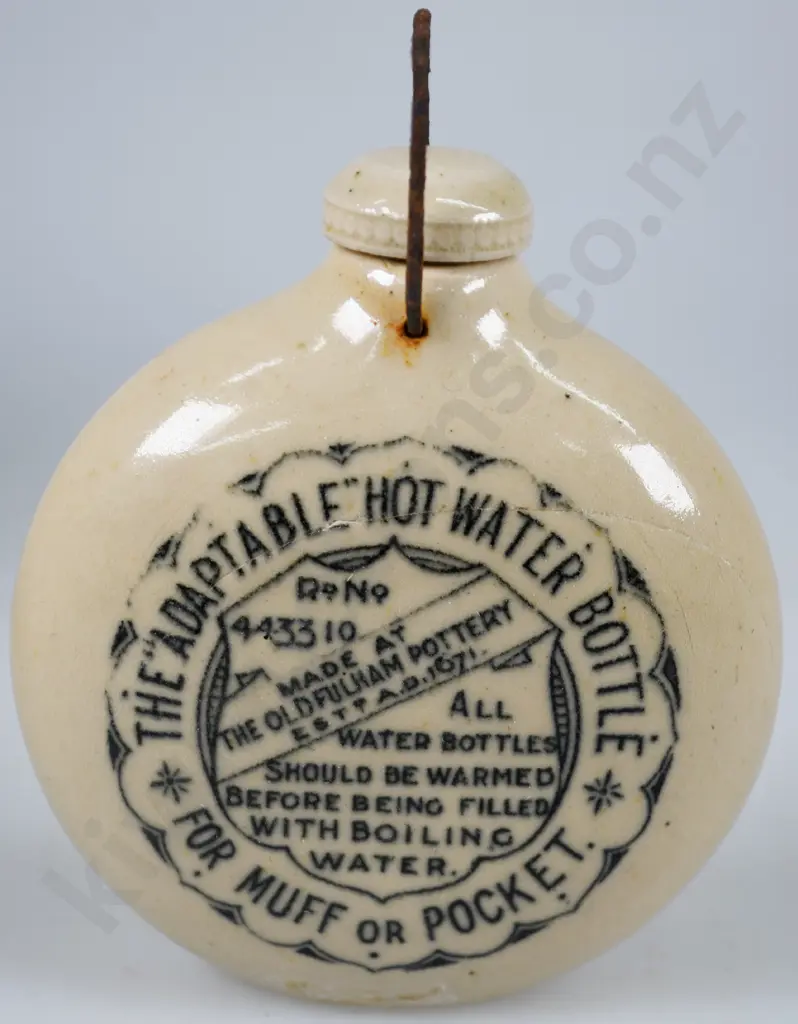 PLYNINE AMMONIA,  FURNITURE CREAM STONEWARE BOTTLES, MUFF WARMER Image 1++