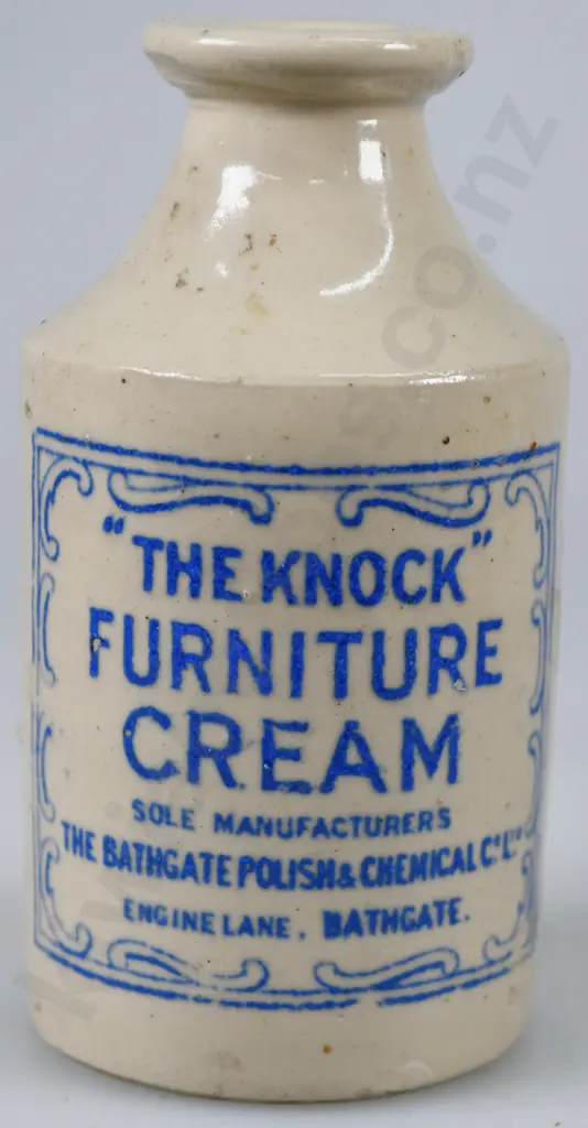 PLYNINE AMMONIA,  FURNITURE CREAM STONEWARE BOTTLES, MUFF WARMER Image 1++