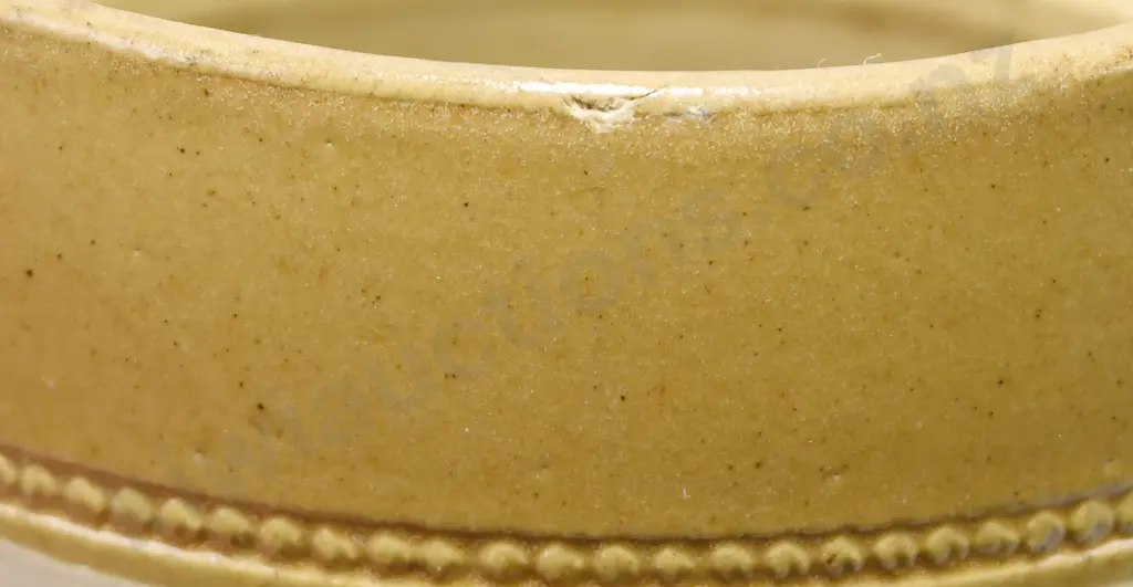 FITCH LONDON, PECK'S LONDON STONEWARE CHEESE POTS Image 1++