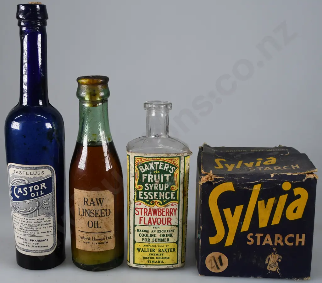 LABELLED HOUSEHOLD BOTTLES AND PACKET Image 1++