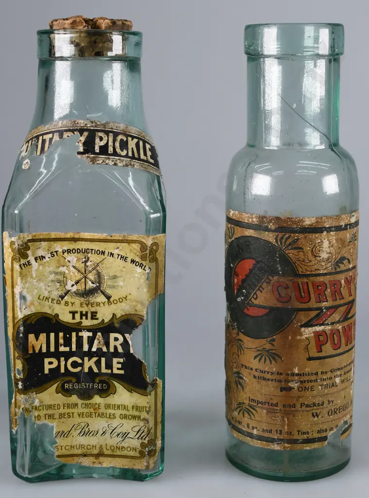LABELLED SOUTH ISLAND HOUSEHOLD BOTTLES Image 1++