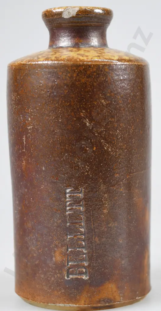 BELLETT DUNEDIN STONEWARE INK BOTTLE Image 1++
