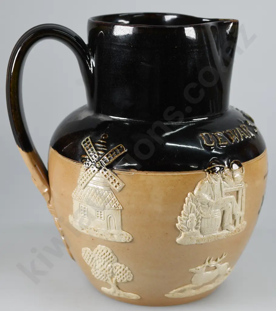 DEWAR’S WHISKY STONEWARE WATER JUG Image 1++