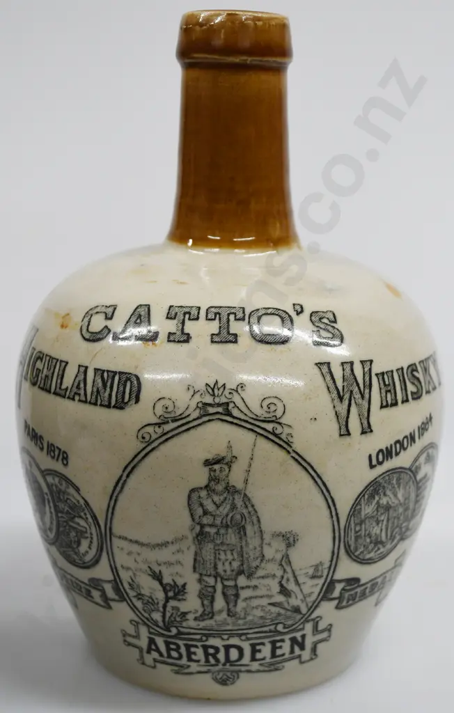 CATTO’S STONEWARE WHISKY JUG Image 1++