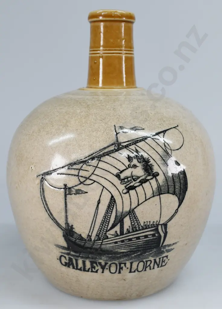GALLEY OF LORNE STONEWARE WHISKY JUG Image 1++