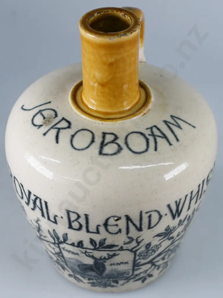 JEROBOAM ROYAL BLEND STONEWARE WHISKY JUG Image 1++