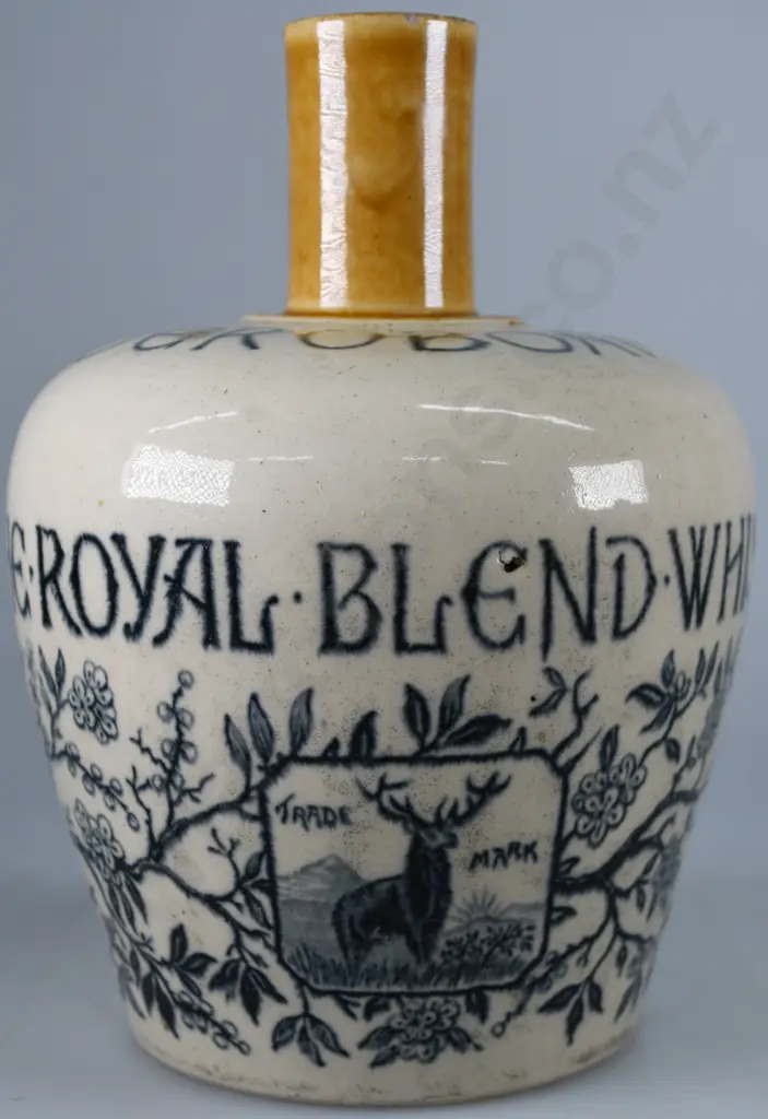 JEROBOAM ROYAL BLEND STONEWARE WHISKY JUG Image 1++