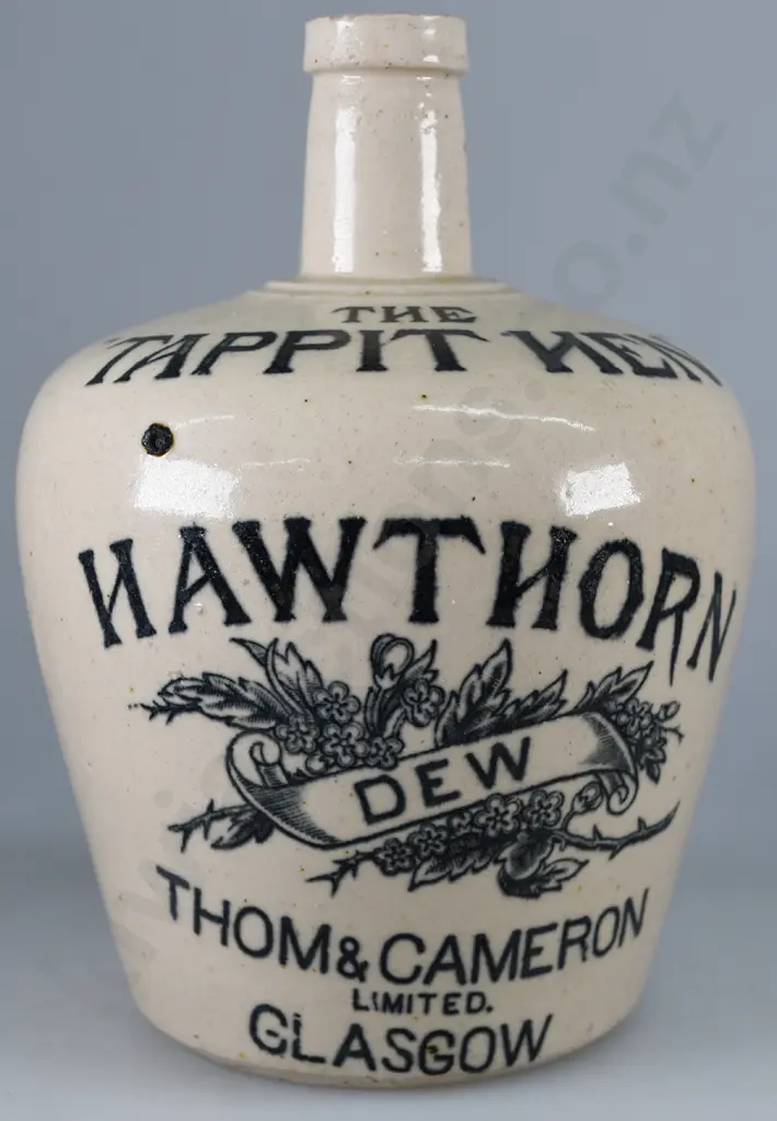 THE TAPPIT HEN STONEWARE WHISKY JUG Image 1++