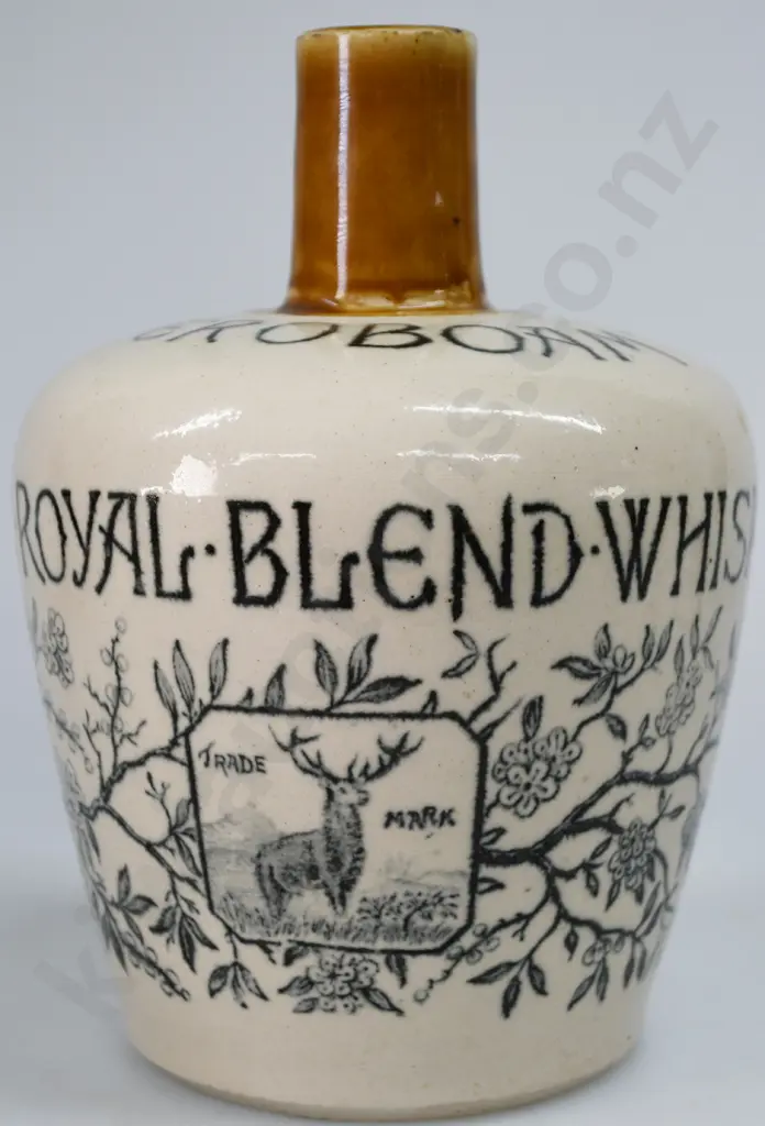 JEROBOAM ROYAL BLEND STONEWARE WHISKY JUG Image 1++