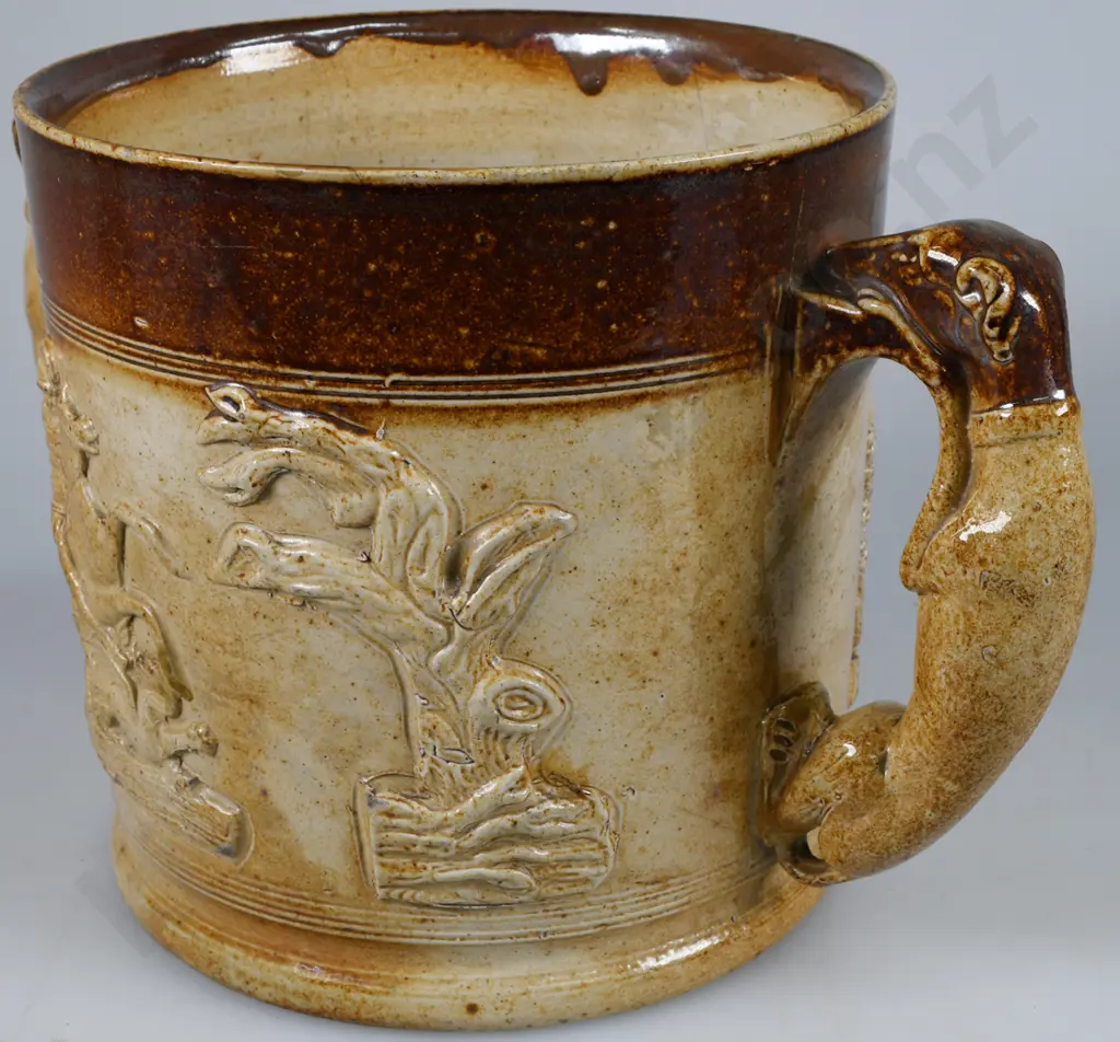 EARLY STONEWARE LOVING CUP Image 1++