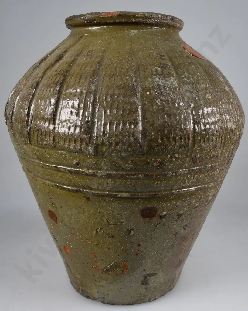 LARGE CHINESE RICE WINE STORAGE JAR Image 1++