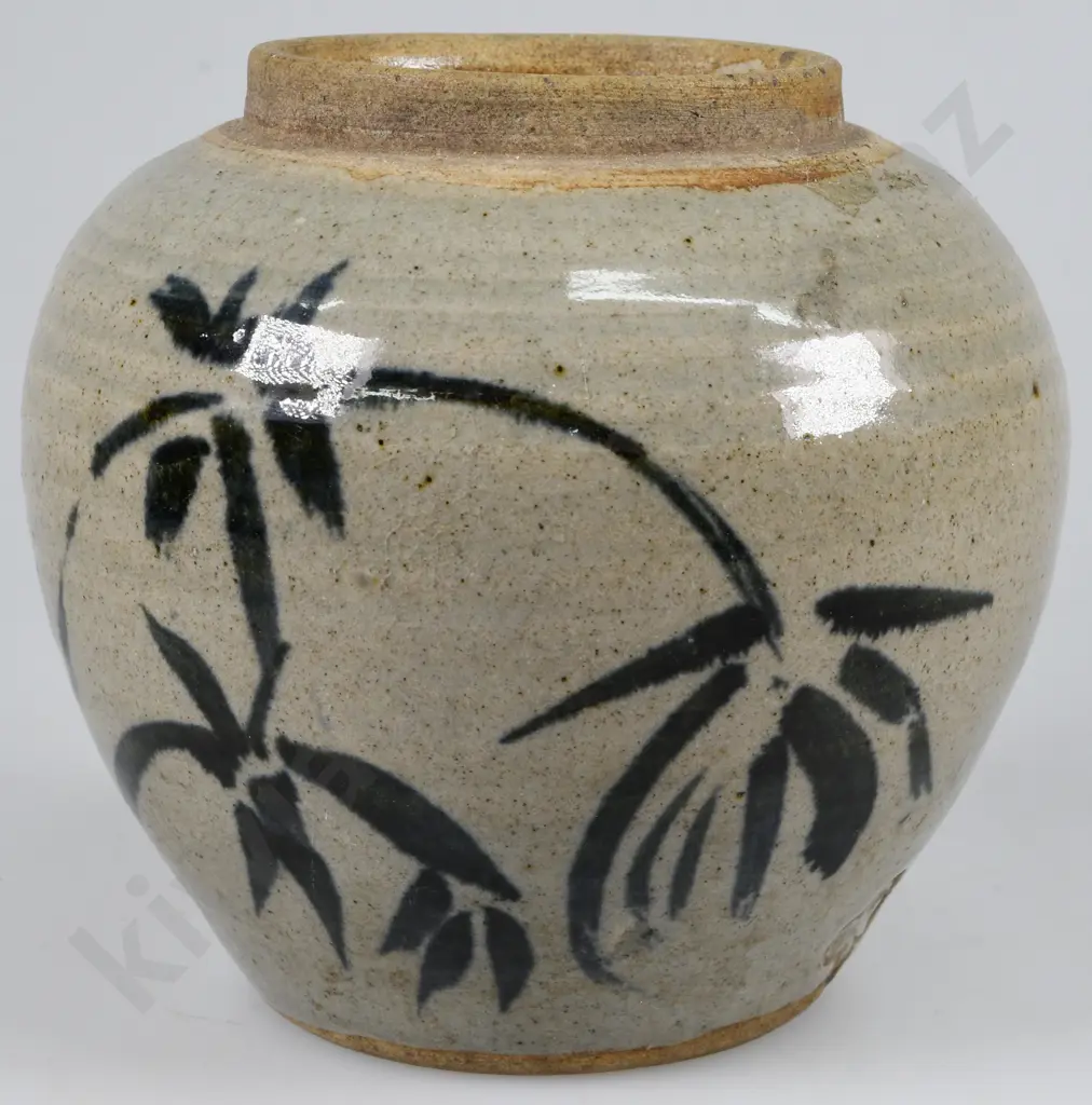 CHINESE HIGH GLOSS GINGER JAR Image 1++