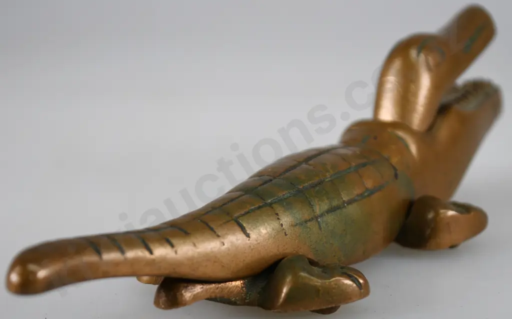 BRASS ALLIGATOR MADE IN CHRISTCHURCH Image 1++