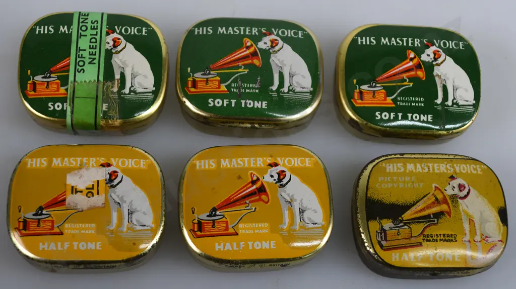 VINTAGE GRAMOPHONE NEEDLE TINS Image 1++