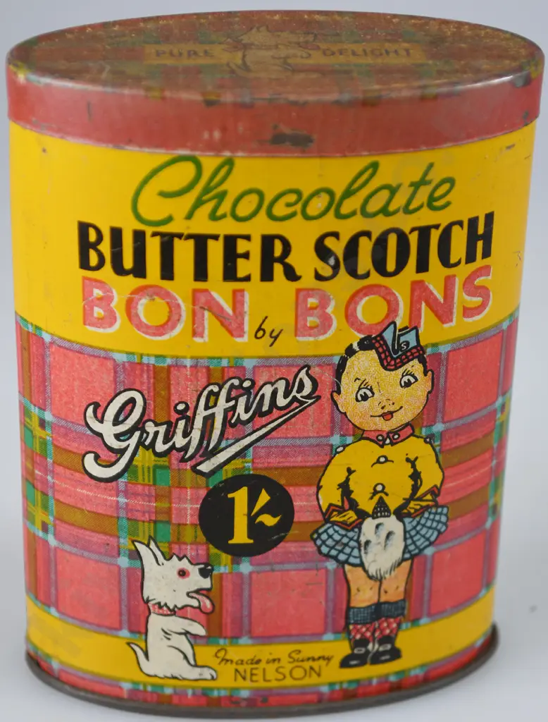 GRIFFINS NELSON BUTTER SCOTCH TIN Image 1++