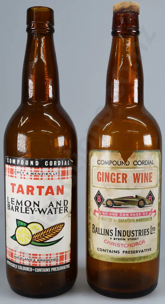 LABELLED CORDIAL BOTTLES Image 1++