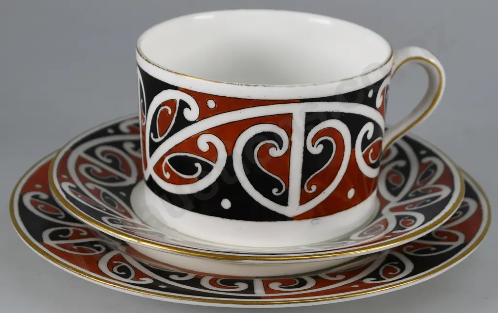 ROYAL DOULTON MAORI ART TRIO Image 1++