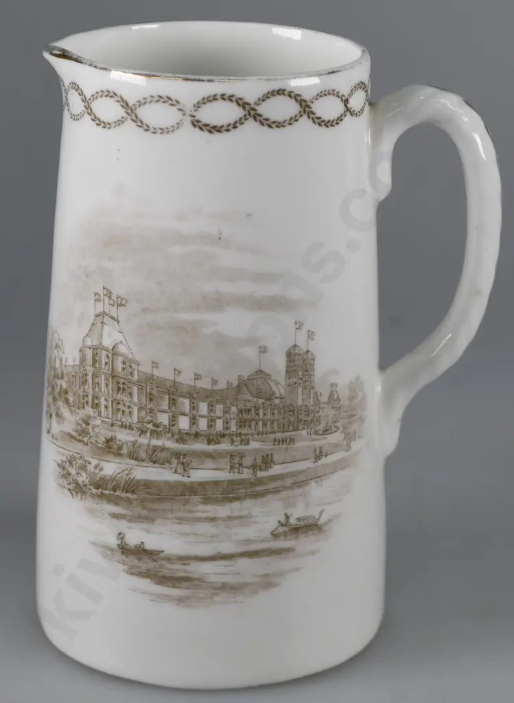 NEW ZEALAND INTERNATIONAL EXHIBITION 1906-7 JUG Image 1++