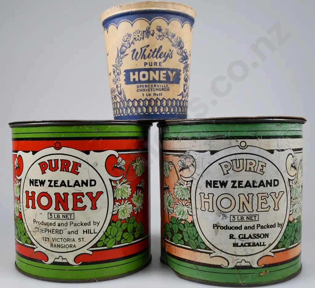 NZ HONEY TINS & POTTLE Image 1++
