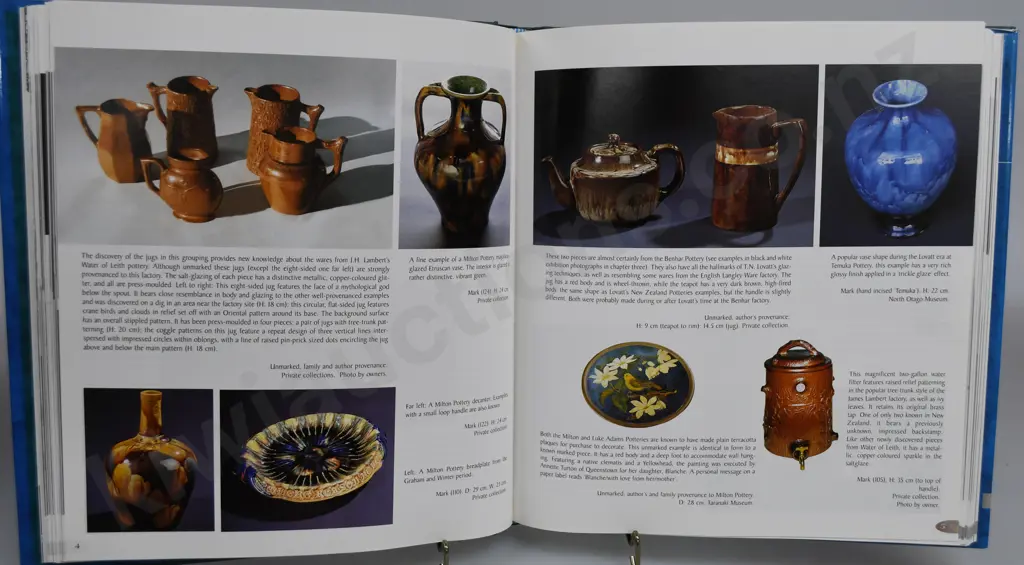 NEW ZEALAND POTTERY COMMERCIAL AND COLLECTABLE GAIL HENRY BOOK Image 1++