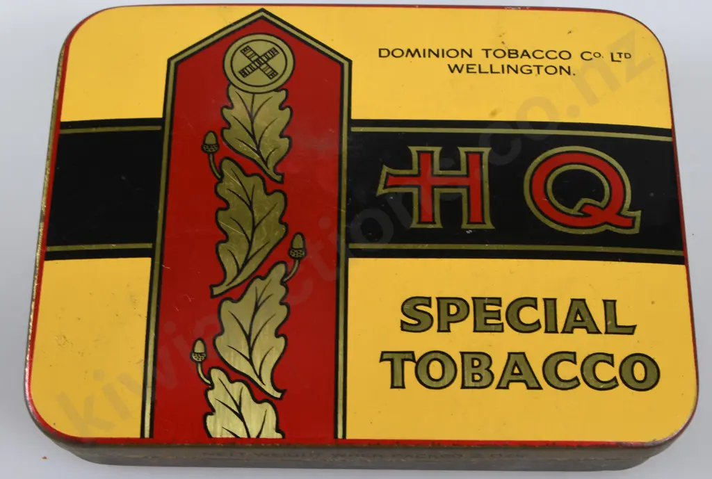 H Q SPECIAL TOBACCO WELLINGTON NZ TOBACCO TIN Image 1++
