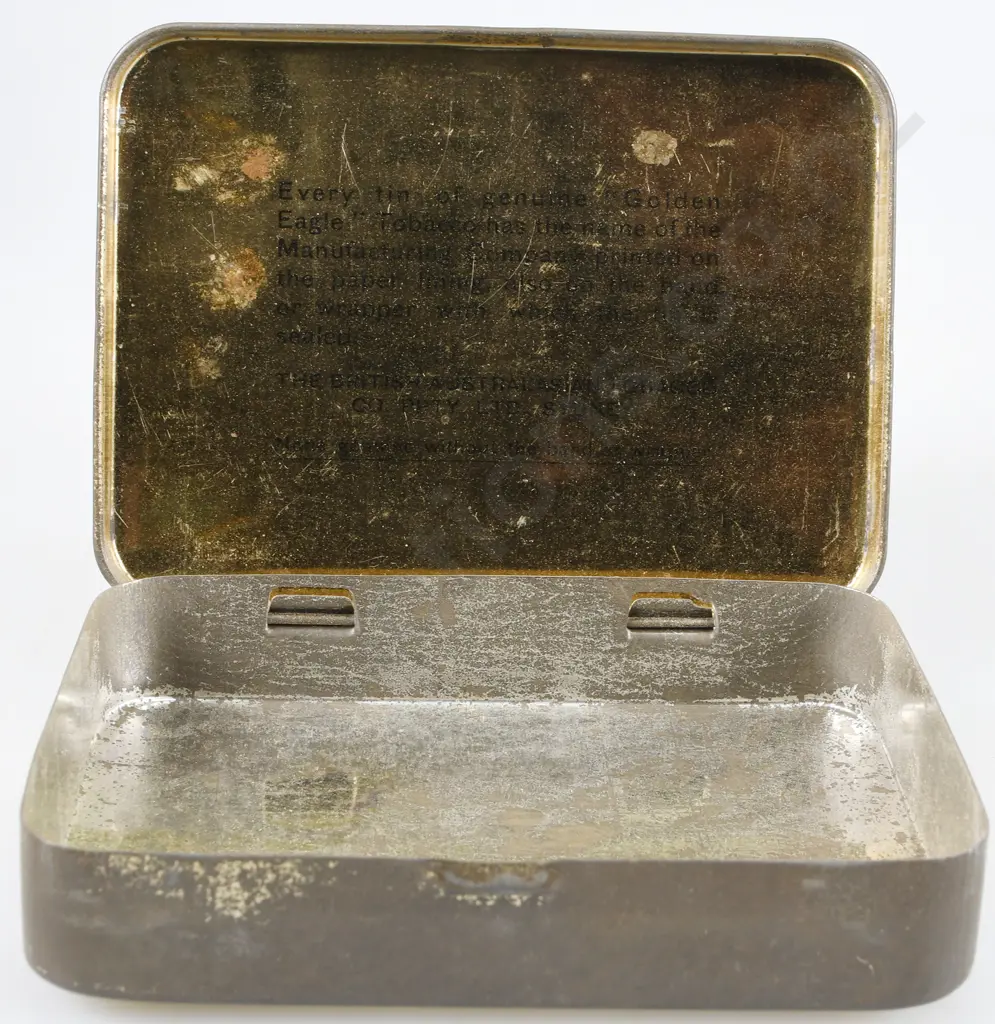 GOLDEN EAGLE TOBACCO TIN Image 1++