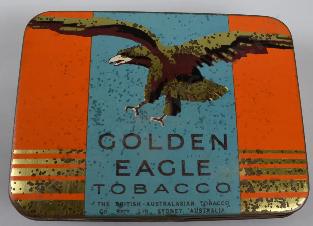 GOLDEN EAGLE TOBACCO TIN Image 1++