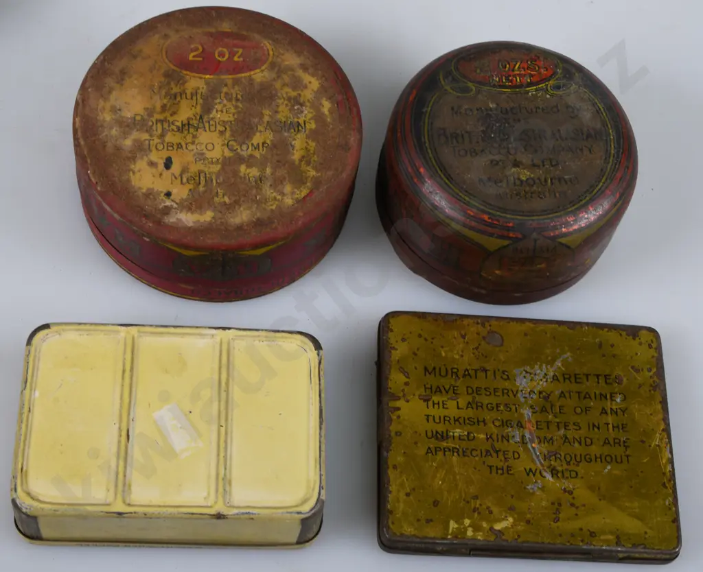 HAVELOCK, CHAMPION, MURATTIS TOBACCO TINS Image 1++