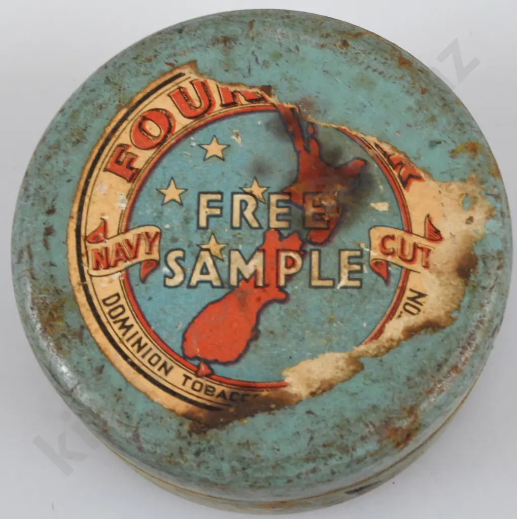FOUR STAR TOBACCO TIN FREE SAMPLE Image 1++