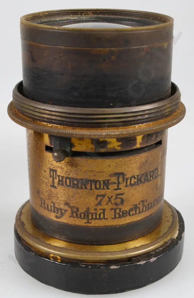 THORNTON PICKARD 7X5 RUBY RAPID RECTILINEAR CAMERA LENS Image 1++