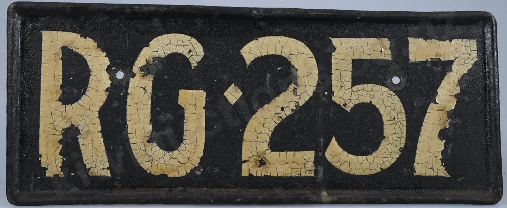 NEW ZEALAND NUMBER PLATE PRE 1925 Image 1++