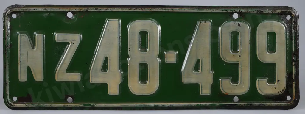 NEW ZEALAND NUMBER PLATE 1925 - 1926 Image 1++
