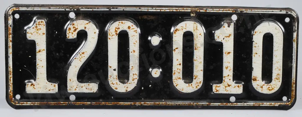 NEW ZEALAND NUMBER PLATE 1930- 1931 Image 1++